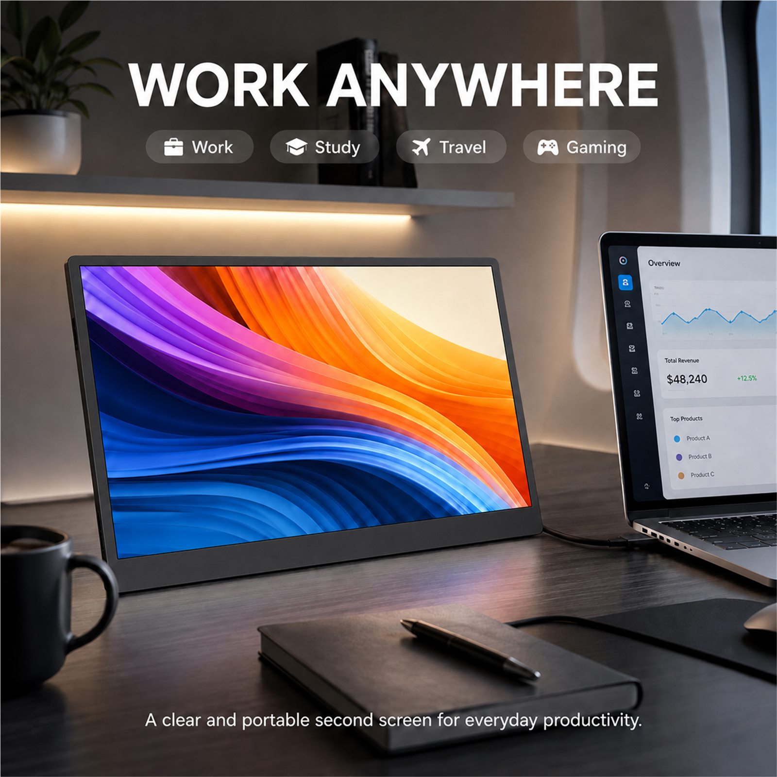 S01 Portable Monitor detail 5